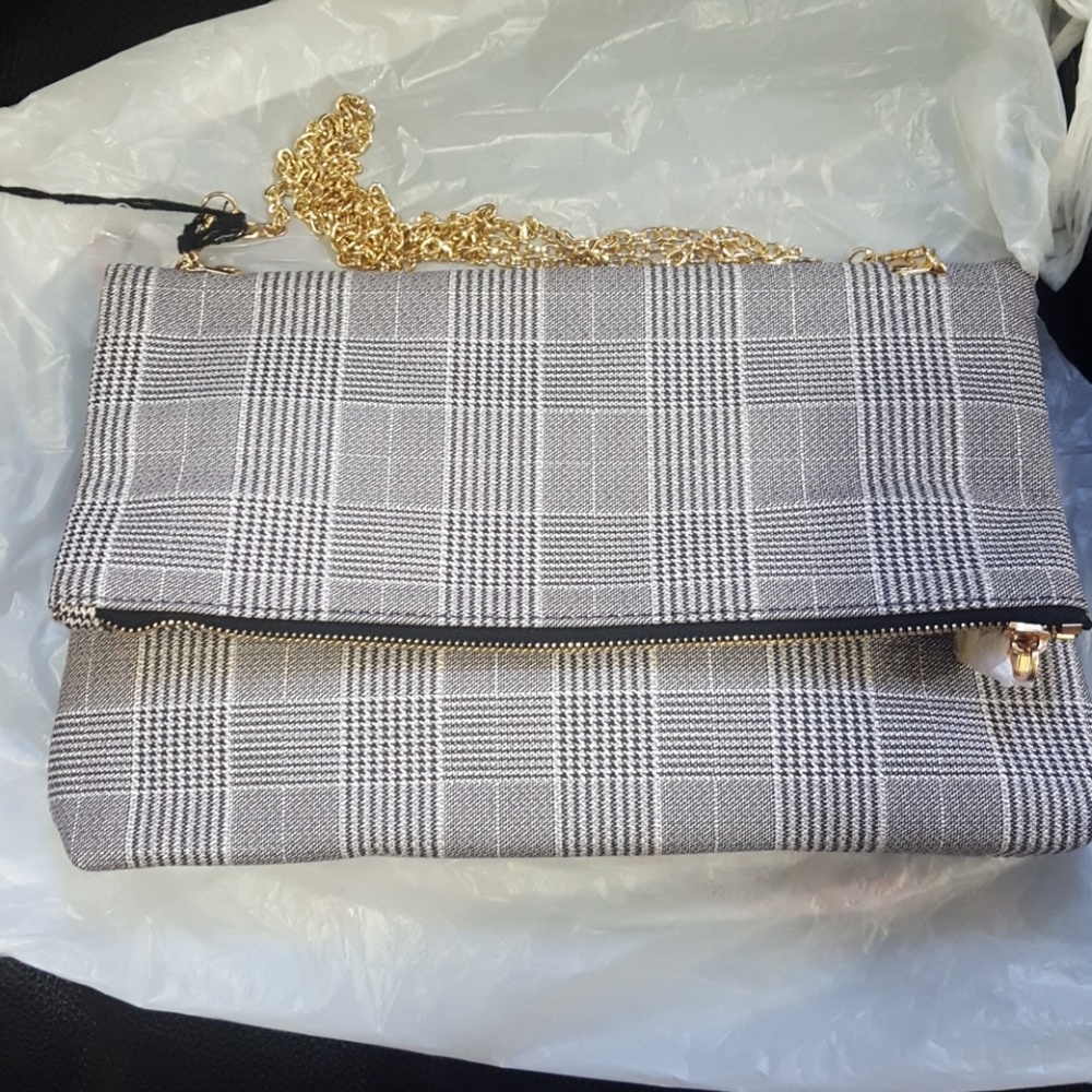 Authentic black n white Moda Luxe clutch